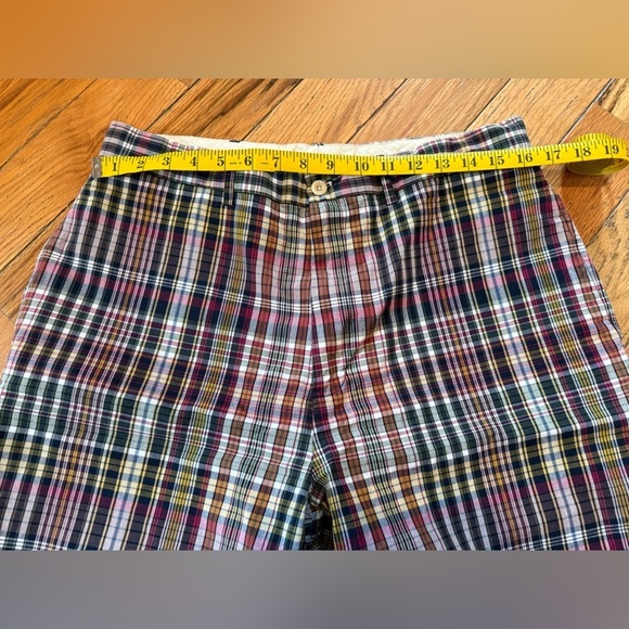 POLO RALPH LAUREN Madras Multicolor Plaid Shorts Men's Size 36 100% Cotton Golf - Picture 13 of 14